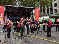 Sommerbiwak HDK 2016-07-23 11  "Sommerbiwak des HDK" im Rahmen des Füchse-Stadtfestes“ am Kuhtor : Musikcorps, Wanheim, Duisburg, Karneval, Helau, Event, Unterhaltungsmusik, Marschmusik, Party, Show