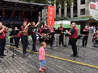 Sommerbiwak HDK 2016-07-23 12  "Sommerbiwak des HDK" im Rahmen des Füchse-Stadtfestes“ am Kuhtor : Musikcorps, Wanheim, Duisburg, Karneval, Helau, Event, Unterhaltungsmusik, Marschmusik, Party, Show