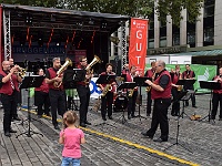 Sommerbiwak HDK 2016-07-23 15  "Sommerbiwak des HDK" im Rahmen des Füchse-Stadtfestes“ am Kuhtor : Musikcorps, Wanheim, Duisburg, Karneval, Helau, Event, Unterhaltungsmusik, Marschmusik, Party, Show